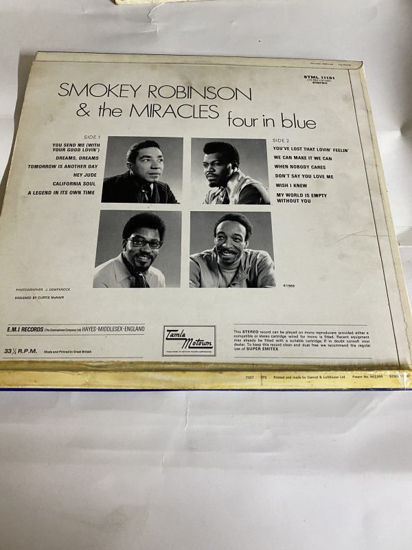 Smokey Robinson and the Miracles : - Four in Blue - Image 3