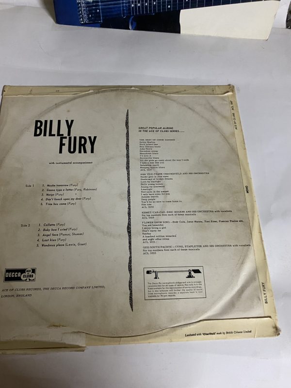 Billy Fury :- Billy Fury - Image 3