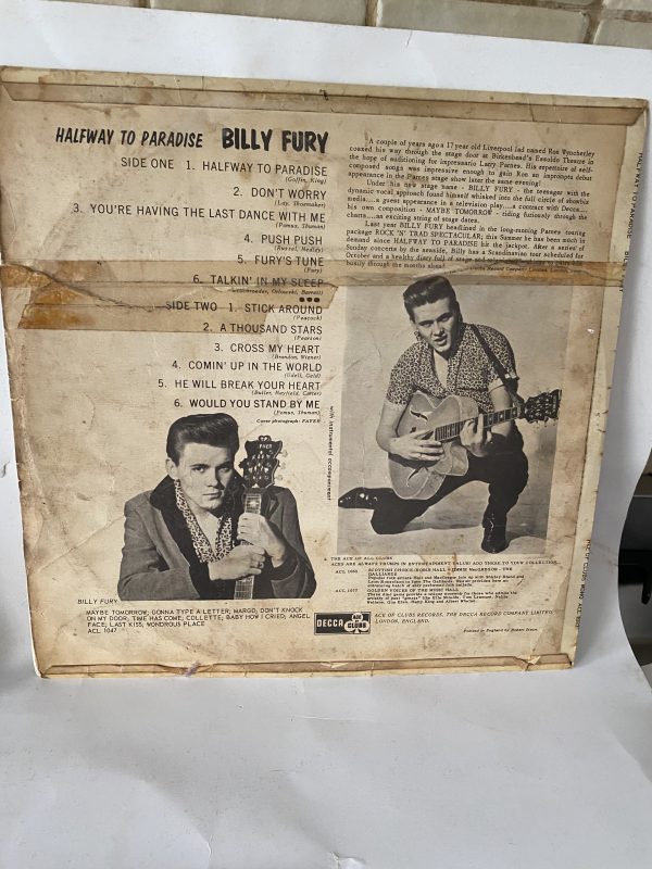 Billy Fury :- Halfway to Paradise - Image 3